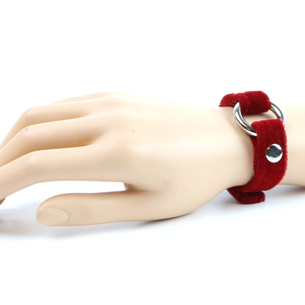 BC257VEL ASSORTED VELVET, 1/2" BRACELET WITH 3/4" RING