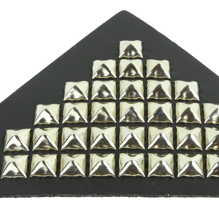 BC263 TRIANGULAR SHAPE BRACELET WITH 1/2" PYRAMID STUDS