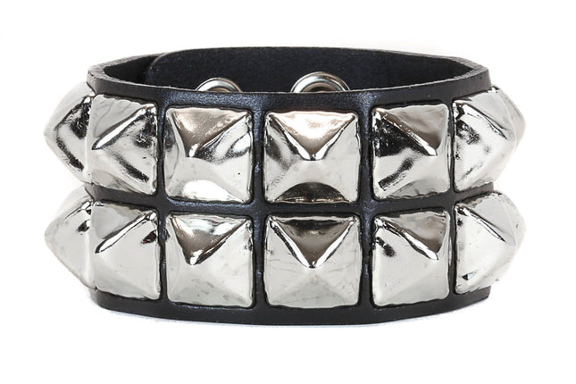 BC277 5/8" PYRAMID STUD BRACELET