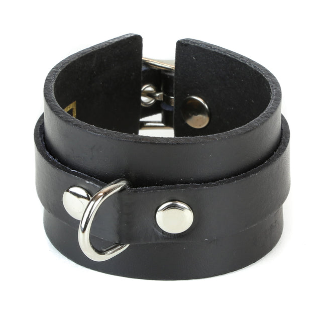 BC293D   D RING  BUCKLE CUFF BRACELET