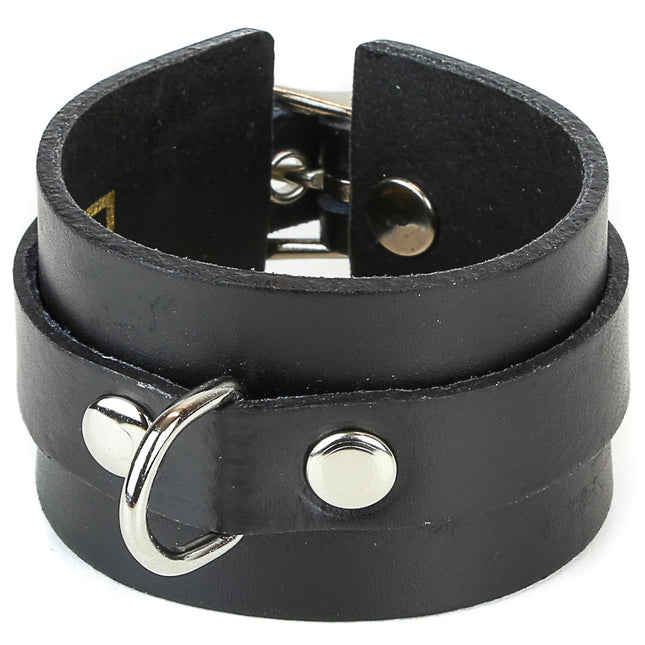 BC293D   D RING  BUCKLE CUFF BRACELET