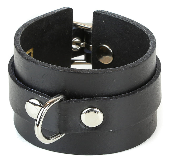 BC293D   D RING  BUCKLE CUFF BRACELET