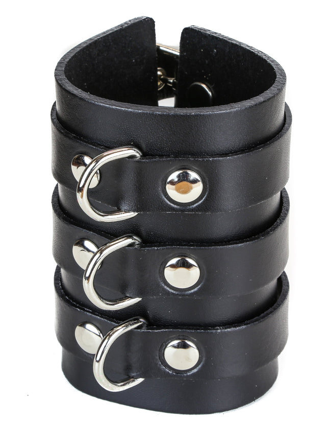 BC295D   3 LINE BUCKLE BRACELET WITH 'D' RING