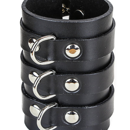 BC295D   3 LINE BUCKLE BRACELET WITH 'D' RING