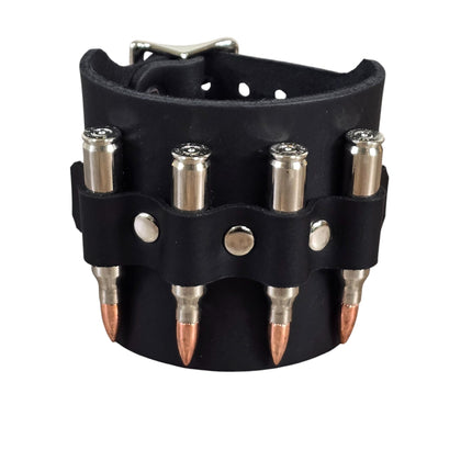 BC411  REAL  BULLET BRACELET M16-.223 CALIBER DOUBLE BUCKE CUFF