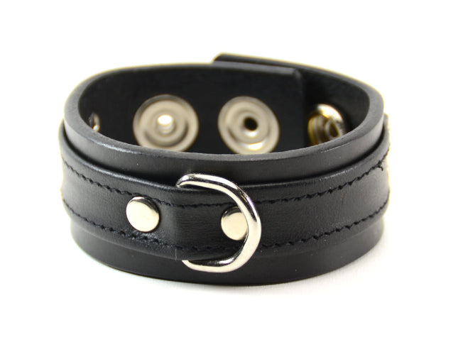 BC800D ONE ROW STRAP SOFT BRACELET WITH D RING