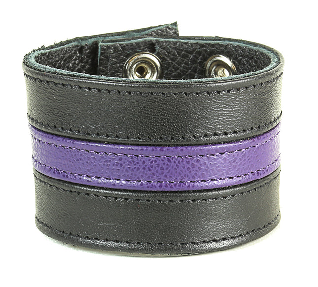 BC803 MIDDLE LEATHER STRAP SOFT BRACELET