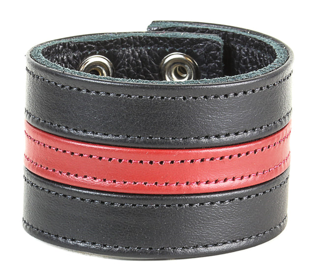 BC803 MIDDLE LEATHER STRAP SOFT BRACELET