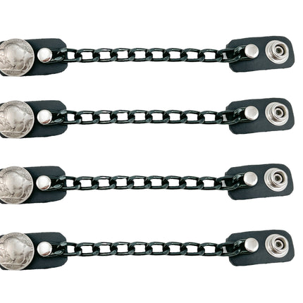 BC911-BS  4/PK BLACK CHAIN EXTENDER