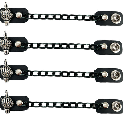 BC911-BS  4/PK BLACK CHAIN EXTENDER