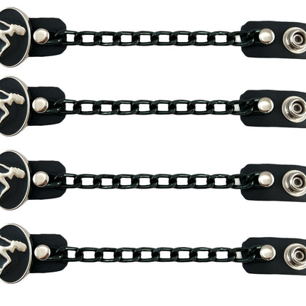 BC911-BS  4/PK BLACK CHAIN EXTENDER