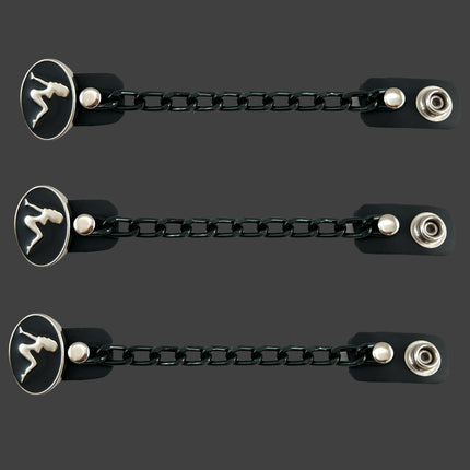 BC911-BS  4/PK BLACK CHAIN EXTENDER