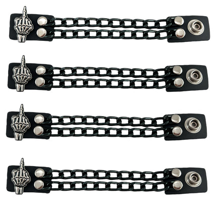 BC912-BS  4/PK BLACK CHAIN EXTENDER