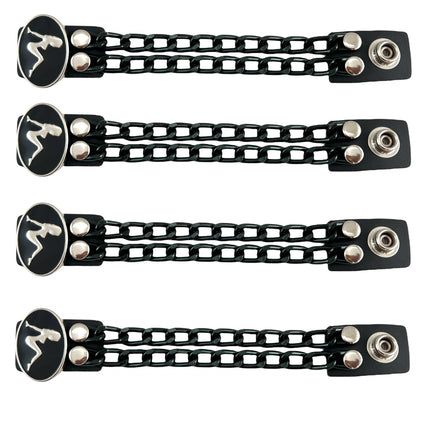 BC912-BS  4/PK BLACK CHAIN EXTENDER
