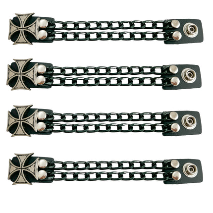 BC912-BS  4/PK BLACK CHAIN EXTENDER