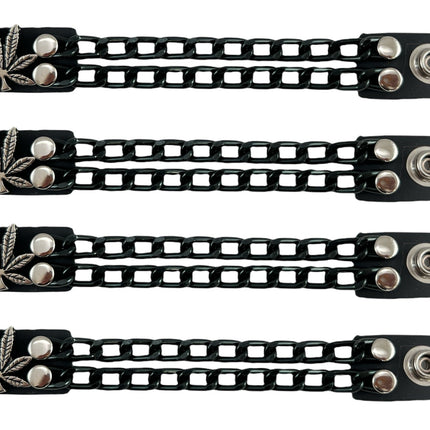 BC912-BS  4/PK BLACK CHAIN EXTENDER