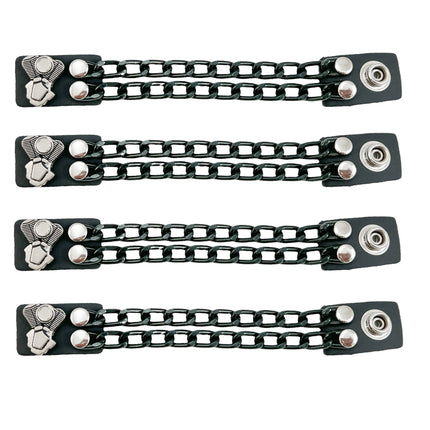 BC912-BS  4/PK BLACK CHAIN EXTENDER