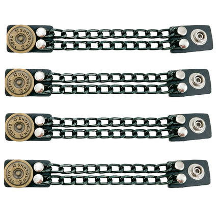 BC912-BS  4/PK BLACK CHAIN EXTENDER