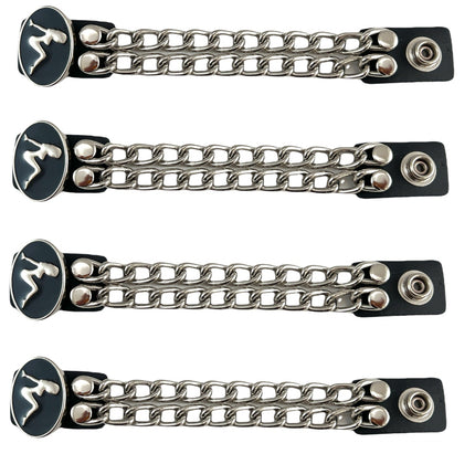 BC912  4/PK SILVER CHAIN EXTENDER
