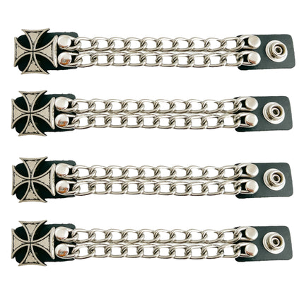 BC912  4/PK SILVER CHAIN EXTENDER