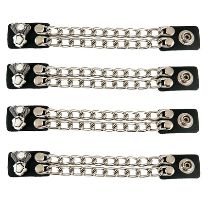 BC912  4/PK SILVER CHAIN EXTENDER