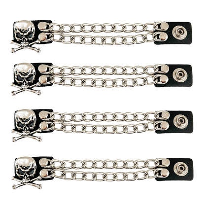 BC912  4/PK SILVER CHAIN EXTENDER