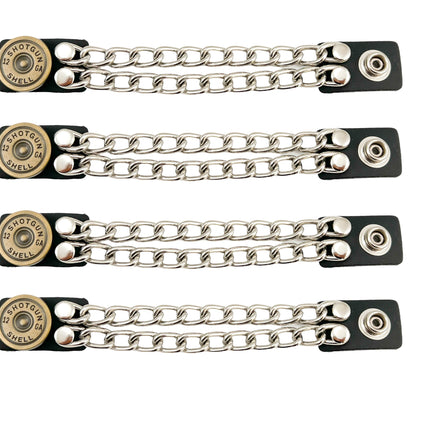 BC912  4/PK SILVER CHAIN EXTENDER