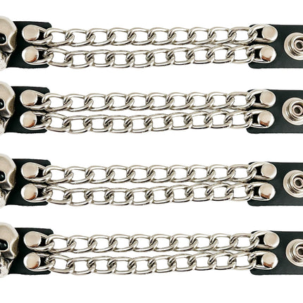 BC912  4/PK SILVER CHAIN EXTENDER