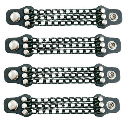 BC913-BS  4/PK BLACK CHAIN EXTENDER