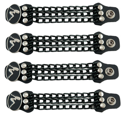 BC913-BS  4/PK BLACK CHAIN EXTENDER