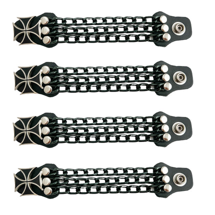 BC913-BS  4/PK BLACK CHAIN EXTENDER