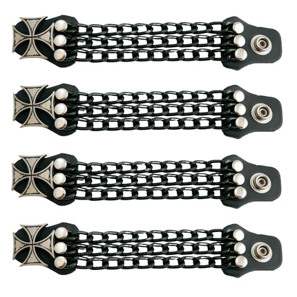 BC913-BS  4/PK BLACK CHAIN EXTENDER