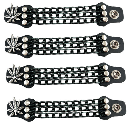 BC913-BS  4/PK BLACK CHAIN EXTENDER