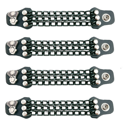BC913-BS  4/PK BLACK CHAIN EXTENDER