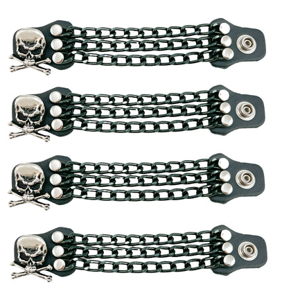 BC913-BS  4/PK BLACK CHAIN EXTENDER