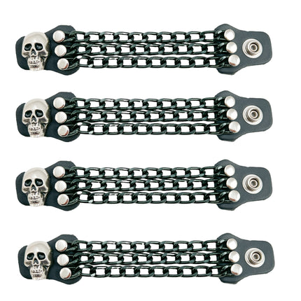 BC913-BS  4/PK BLACK CHAIN EXTENDER