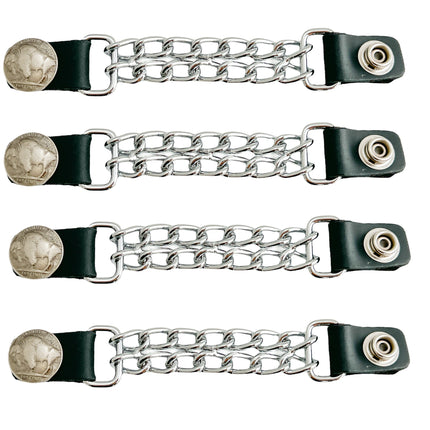 BC953- 4" CHROME CHAIN 4/PK