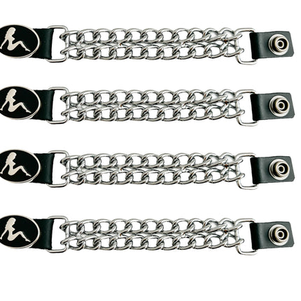 BC953- 4" CHROME CHAIN 4/PK