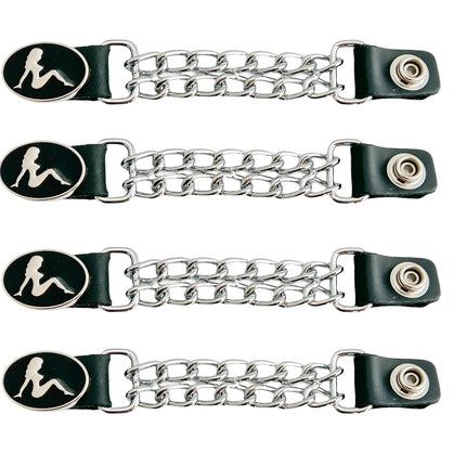 BC953- 4" CHROME CHAIN 4/PK