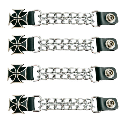 BC953- 4" CHROME CHAIN 4/PK