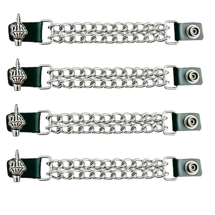BC953- 6" CHROME CHAIN 4/PK