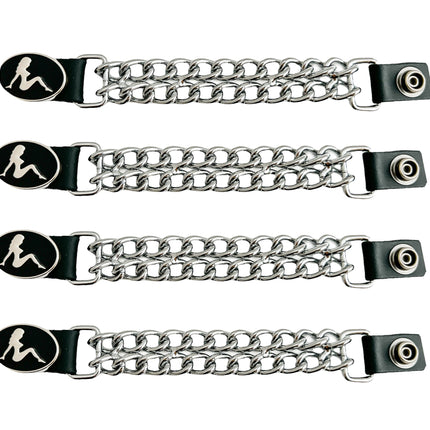 BC953- 6" CHROME CHAIN 4/PK