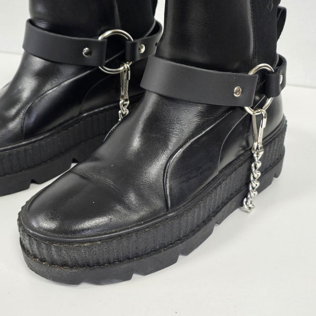 BS100R  RING SIDE  PLAIN LEATHER BOOTSTRAP