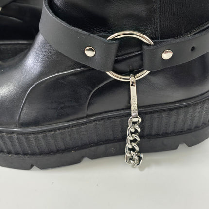 BS100R  RING SIDE  PLAIN LEATHER BOOTSTRAP