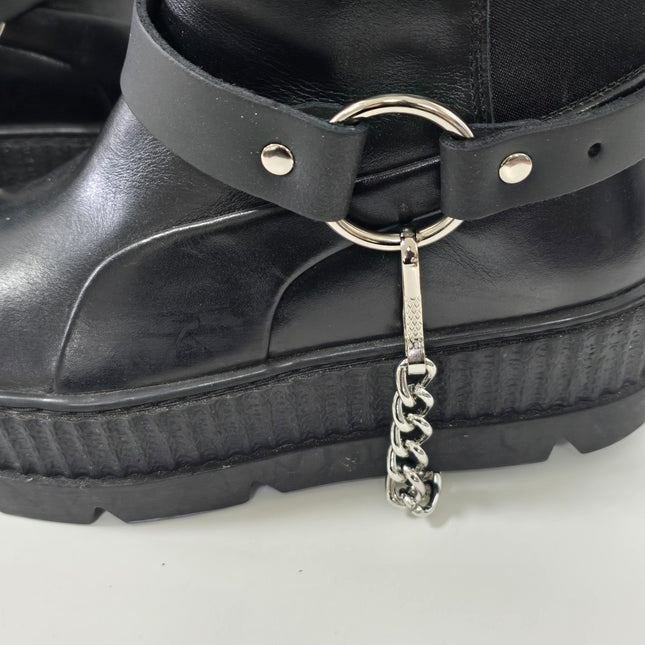 BS100R  RING SIDE  PLAIN LEATHER BOOTSTRAP
