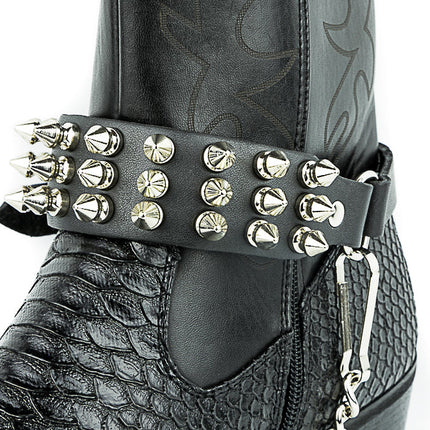 BS123  THREE ROWS OF 1/2" SPIKE BOOTSTRAP