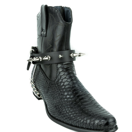 BS126  SINGLE ROW 1" SPIKE BOOT STRAP
