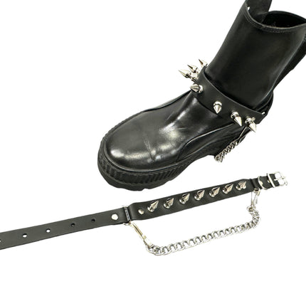 BS126  SINGLE ROW 1" SPIKE BOOT STRAP