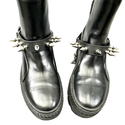 BS126  SINGLE ROW 1" SPIKE BOOT STRAP