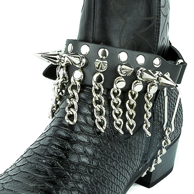 BS151  RIVET SPIKE AND HANGING CHAIN BOOTSTRAP